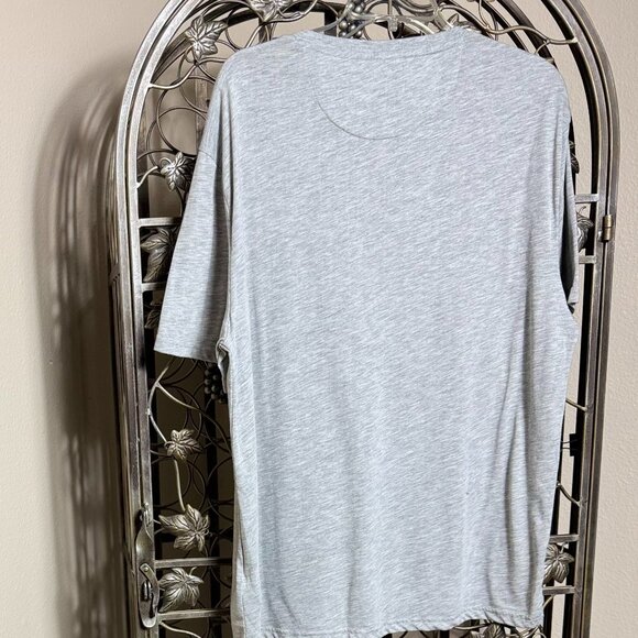 JACHS New York XL Signature Soft Touch Gray Henley Shirt - Worn Once - Picture 3 of 5